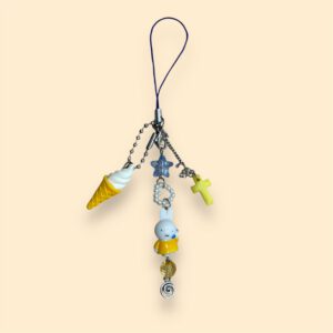 Mini Yellow Miffy Phone Charm – Cute Handmade Charm for Bags & Phone