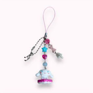 Cinnamoroll Stamp Phone Charm – Cute Handmade Charm for Bags & Phone