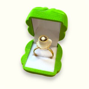 Mini Coffee Cup Ring – Playful Quirky Statement Jewelry