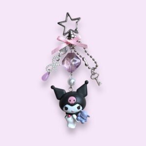 Purple Kuromi Keychain – Cute Handmade Charm for Bags & Keys