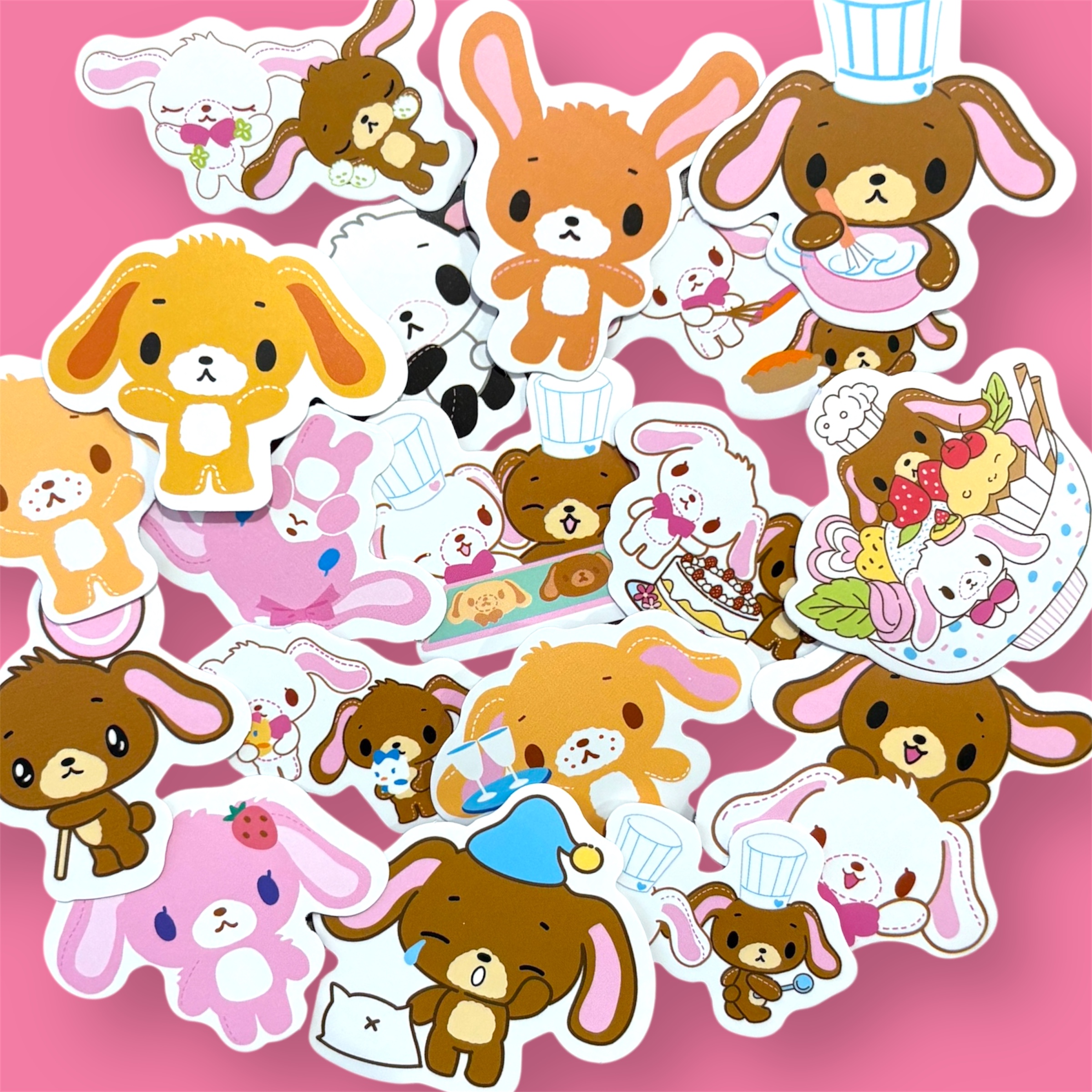 Sugarbunnies Sticker Pack – 5 Random Pieces
