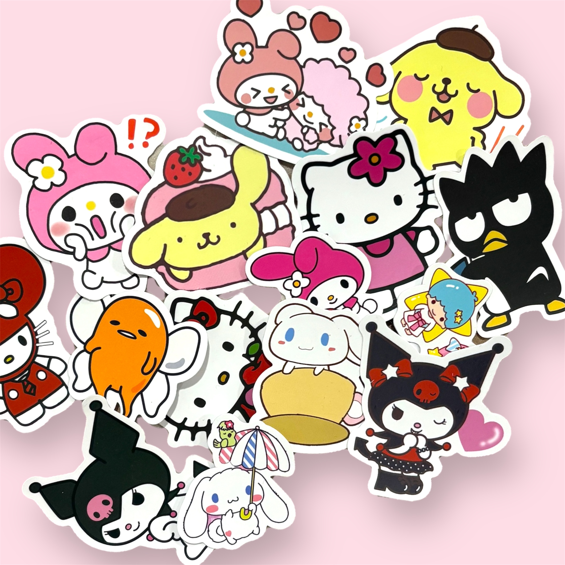 Mixed Sanrio Sticker Pack – 6 Random Pieces