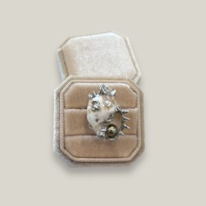 Shell Spike Ring – Spiked Punk Nature Core