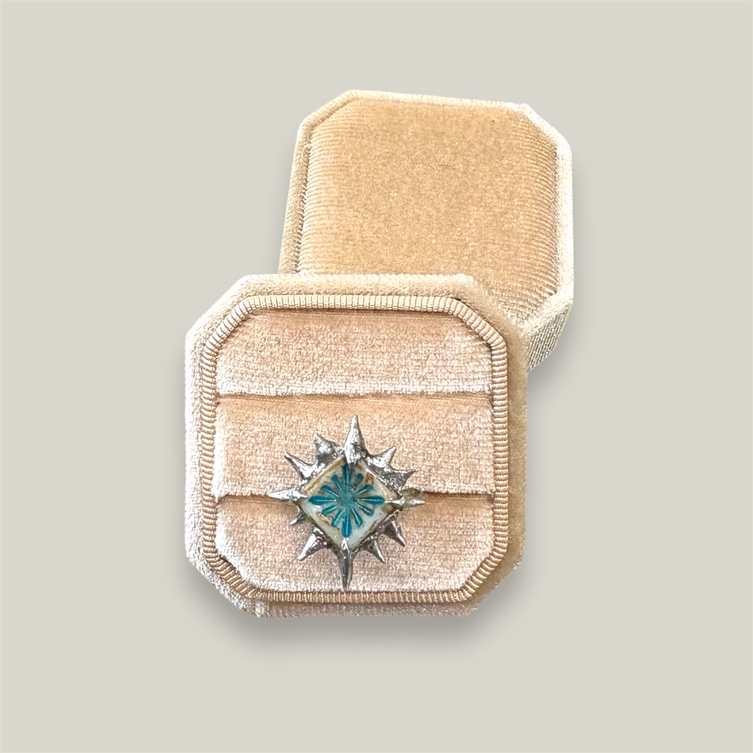 Mini Square Spike Ring – Spiky Statement Jewelry