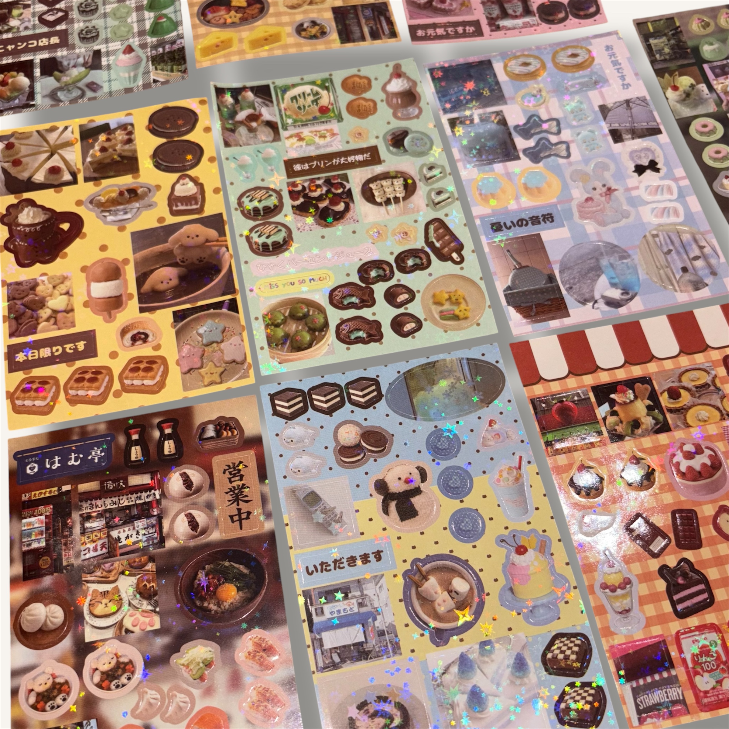Japanese inspired food sticker sheet – 2 Random Pieces - Image 3