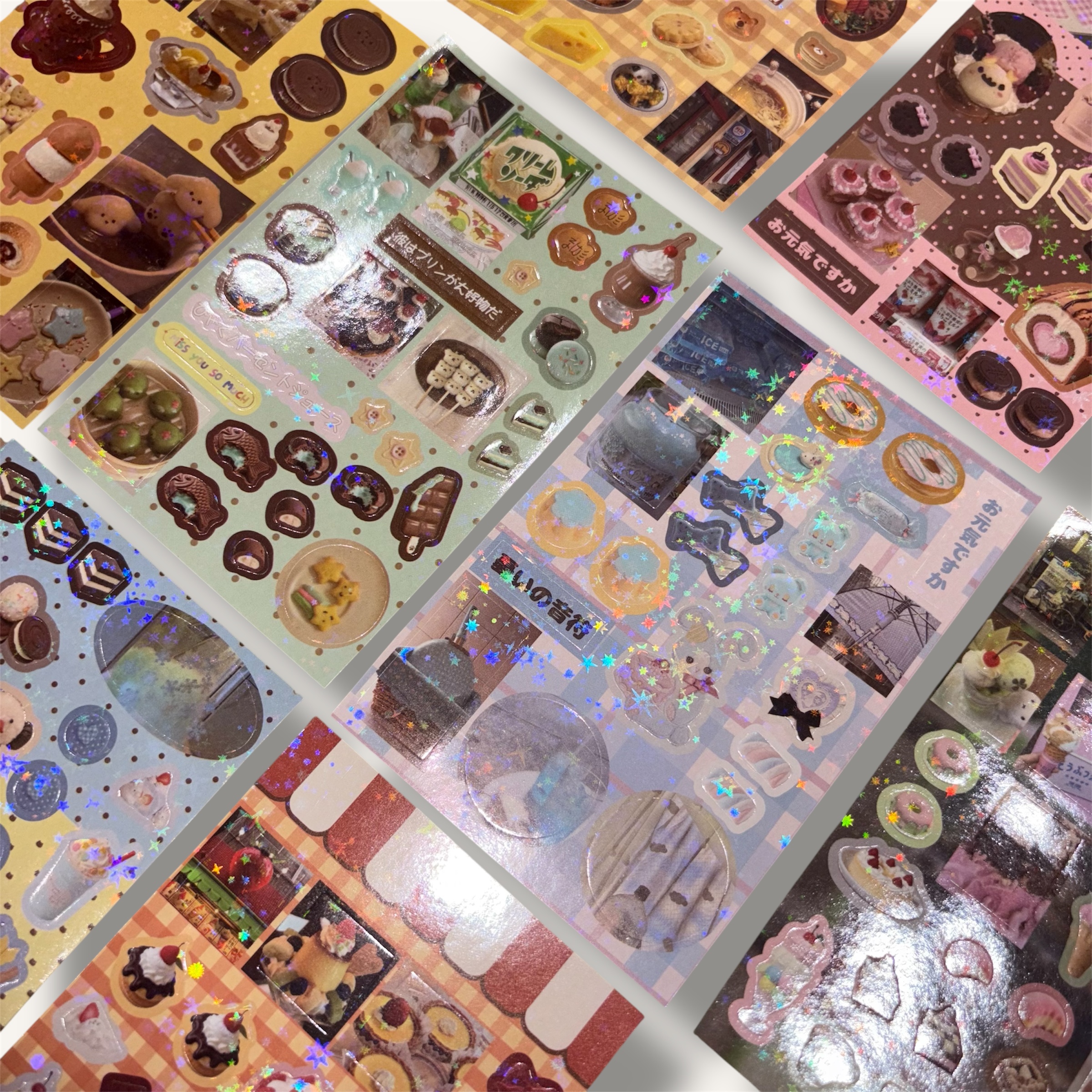 Japanese inspired food sticker sheet – 2 Random Pieces - Image 2