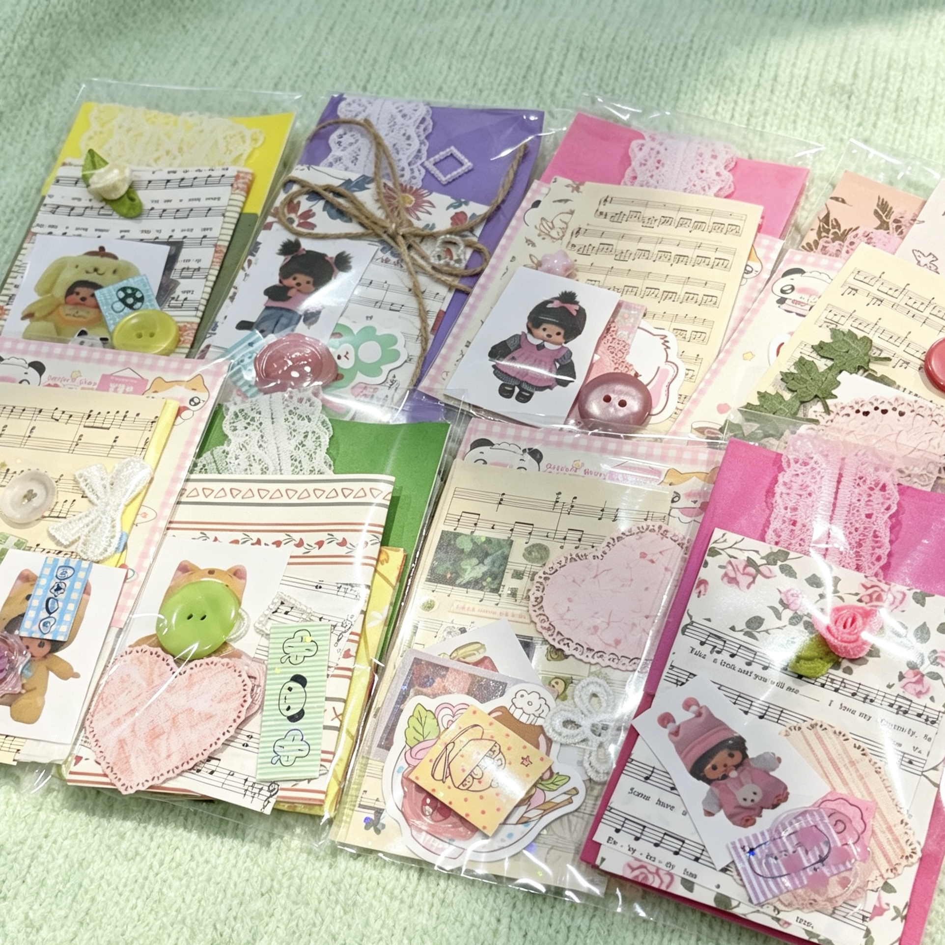 Curated Mini Collage Kit (Kawaii Edition)(11-12 pcs) - Image 2