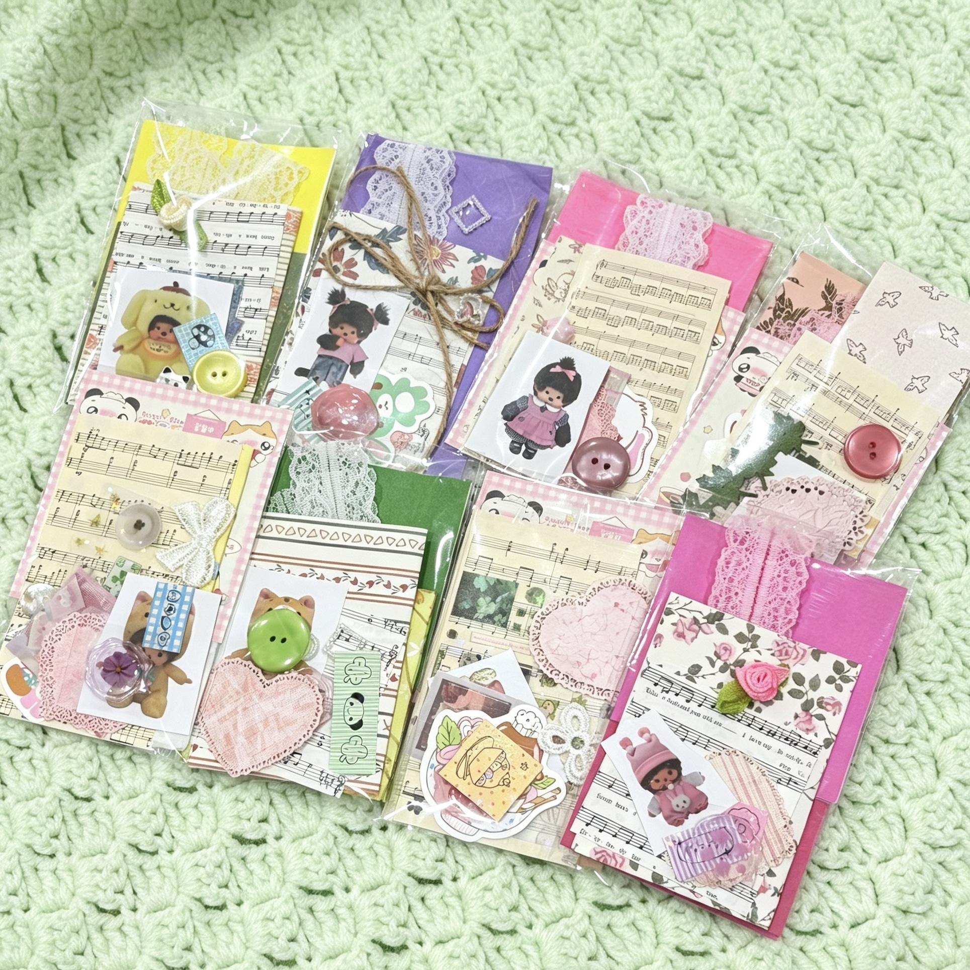 Curated Mini Collage Kit (Kawaii Edition)(11-12 pcs)