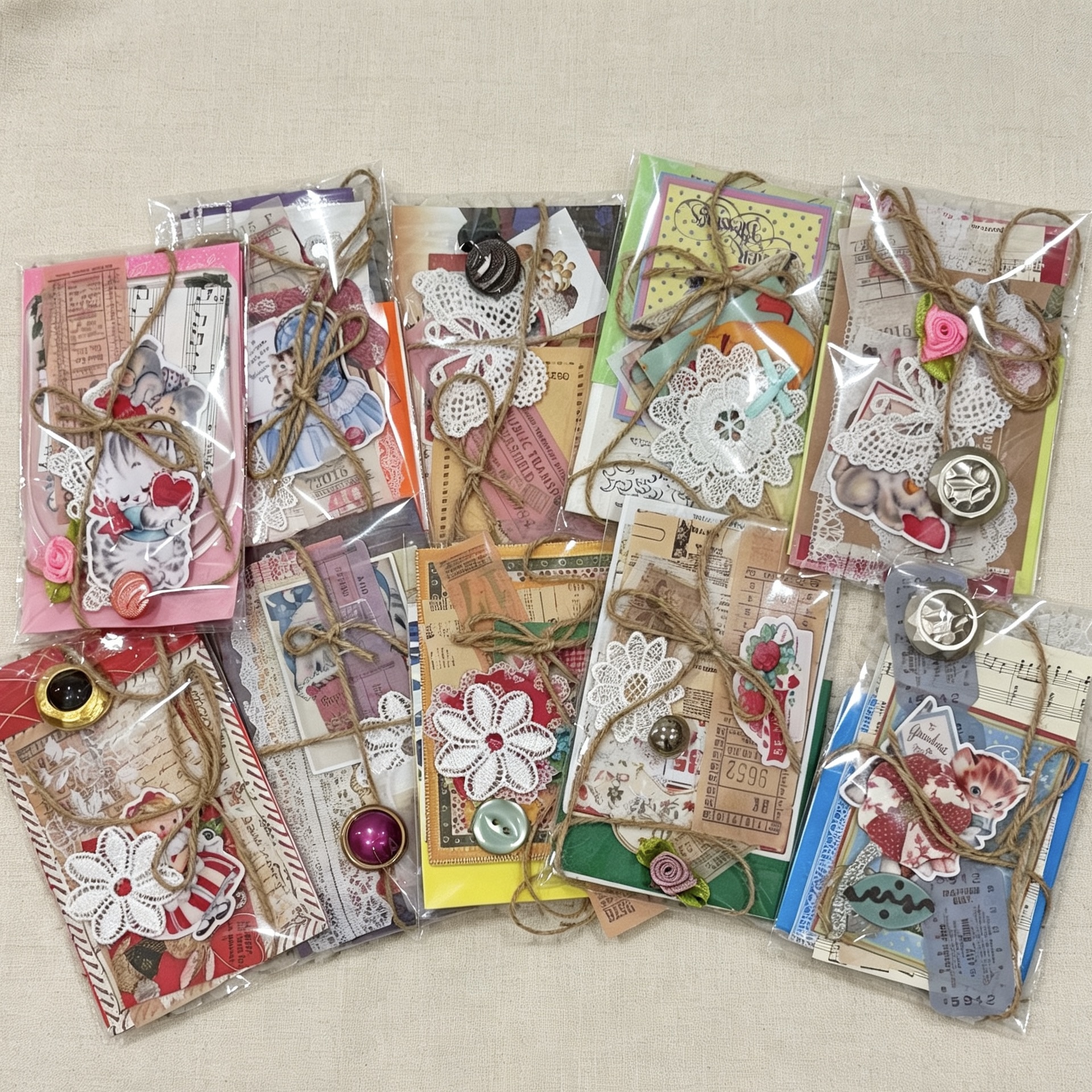 Curated Mini Collage Kit (Vintage Edition)(11-12 pcs)