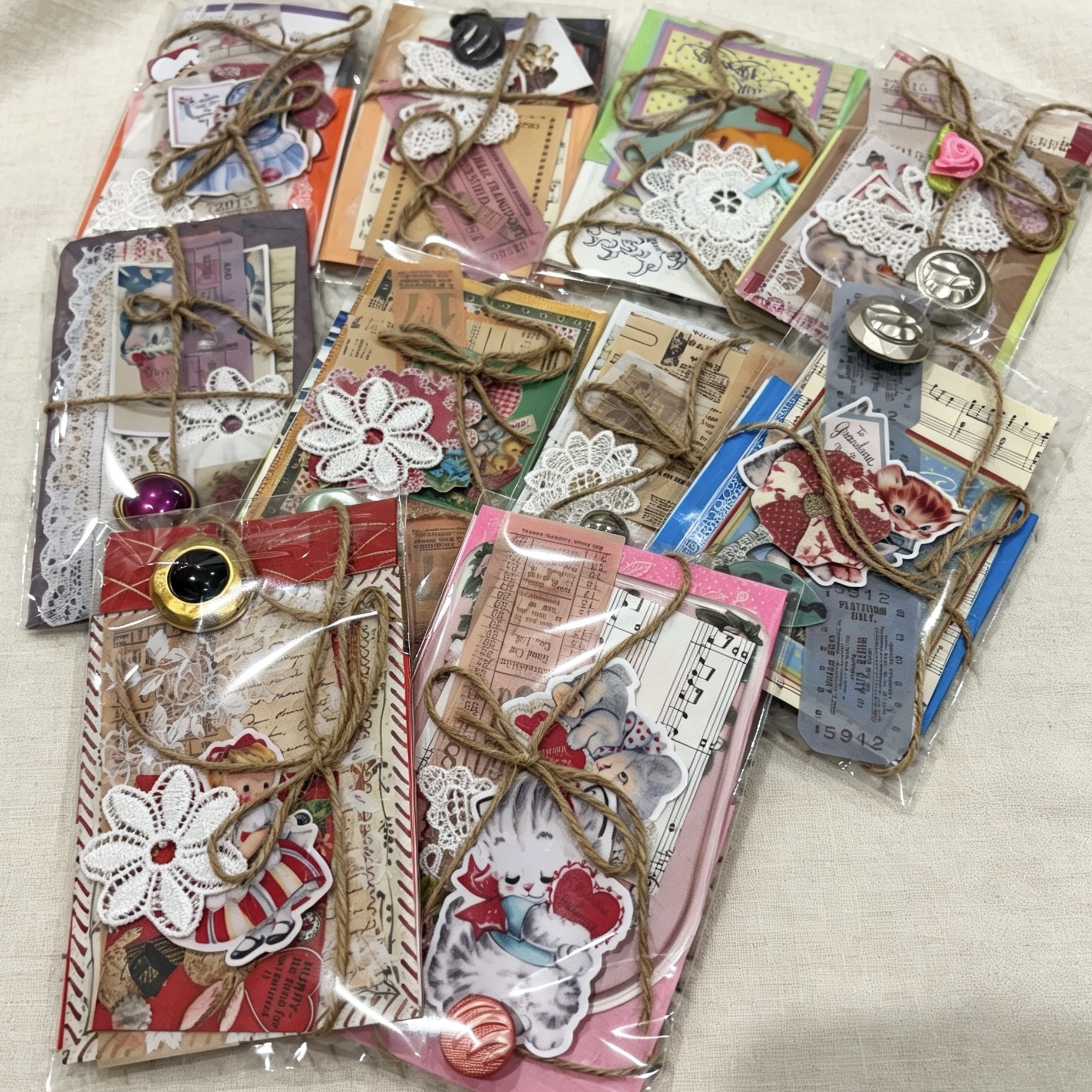 Curated Mini Collage Kit (Vintage Edition)(11-12 pcs) - Image 2